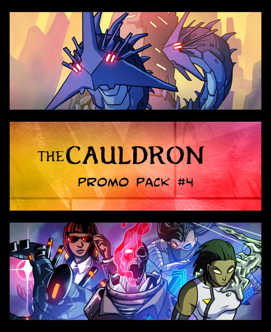 Coperta The Cauldron: Promo Pack #4 (fan expansion for Sentinels of the Multiverse)