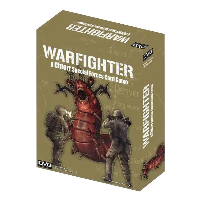 Warfighter: A Chtorr Special Forces Card Game box art