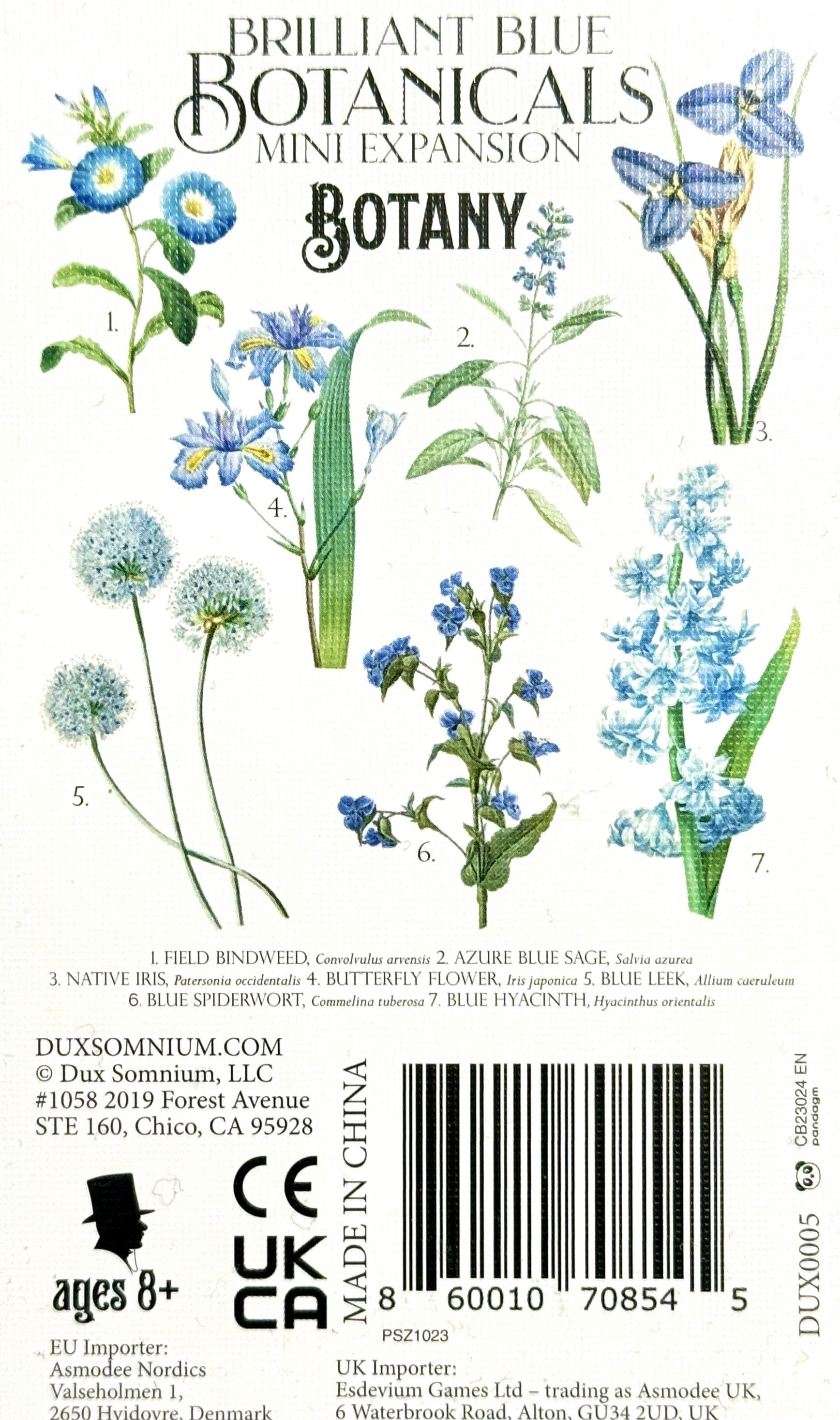 Botany: Brilliant Blue Botanicals doboz