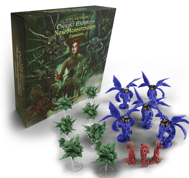 Horror on the Orient Express: The Board Game – New Monstrosities Expansion box art