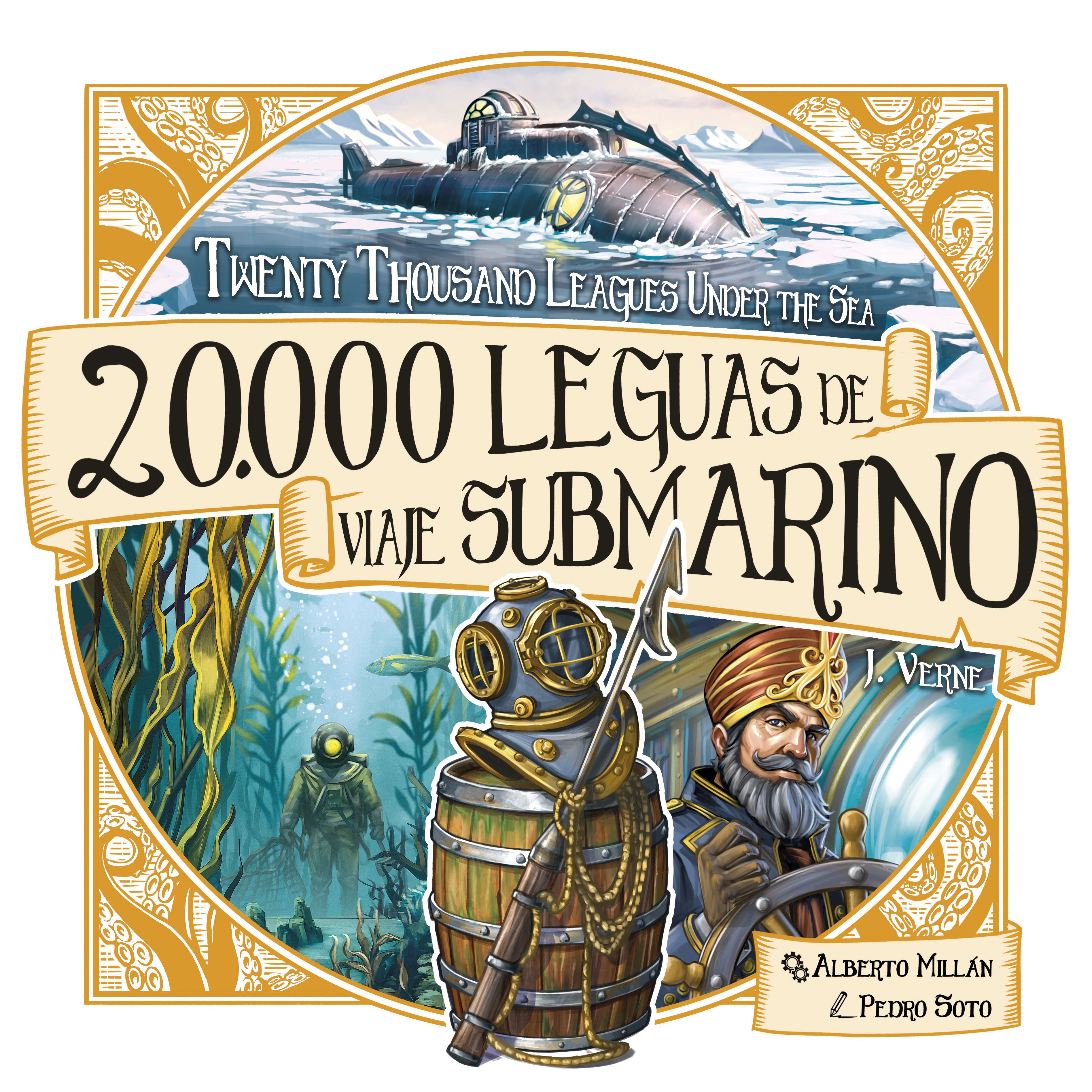 Coperta Twenty Thousand Leagues under the Sea