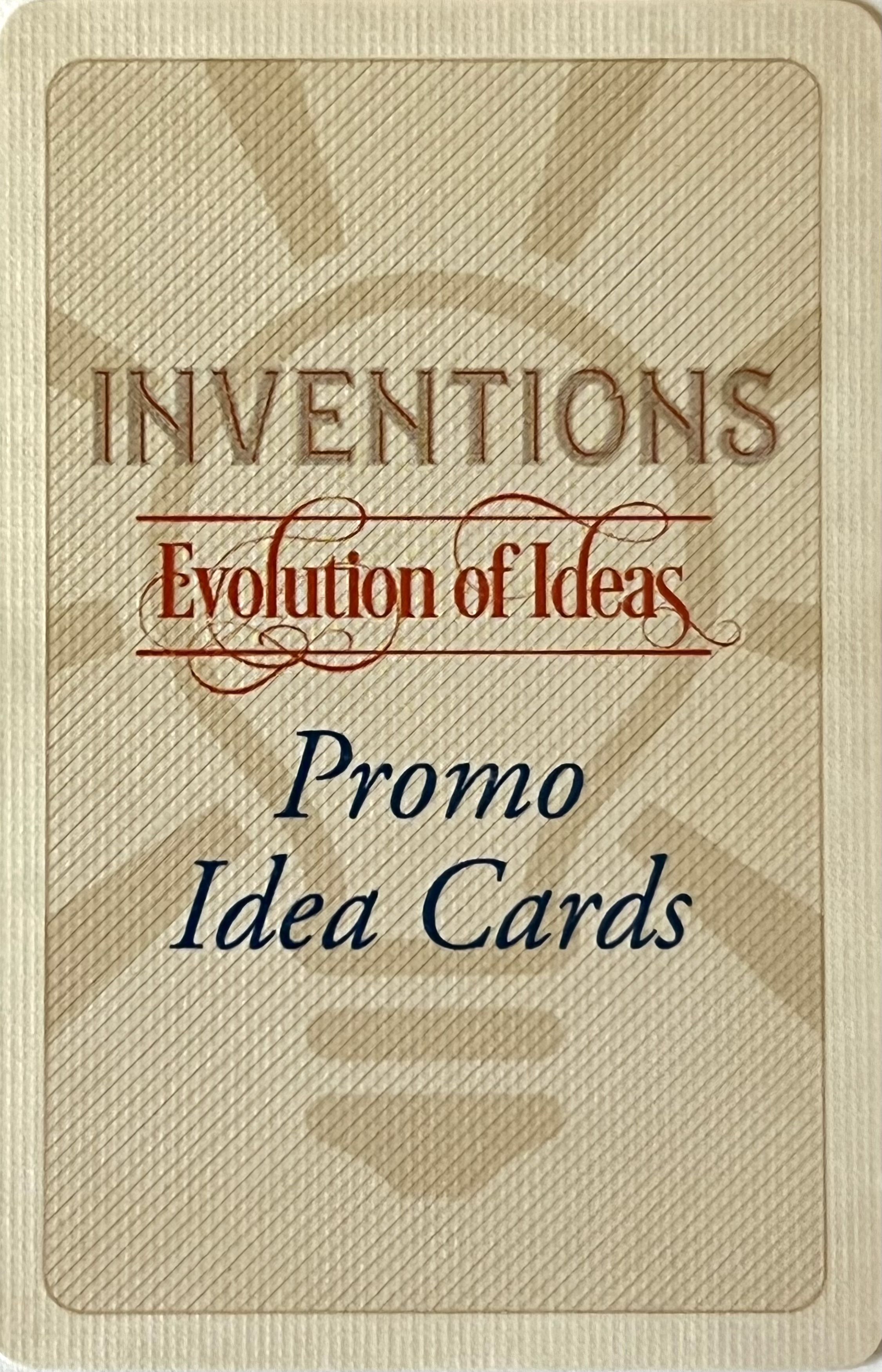 Inventions: Evolution of Ideas – Promo Cards box art