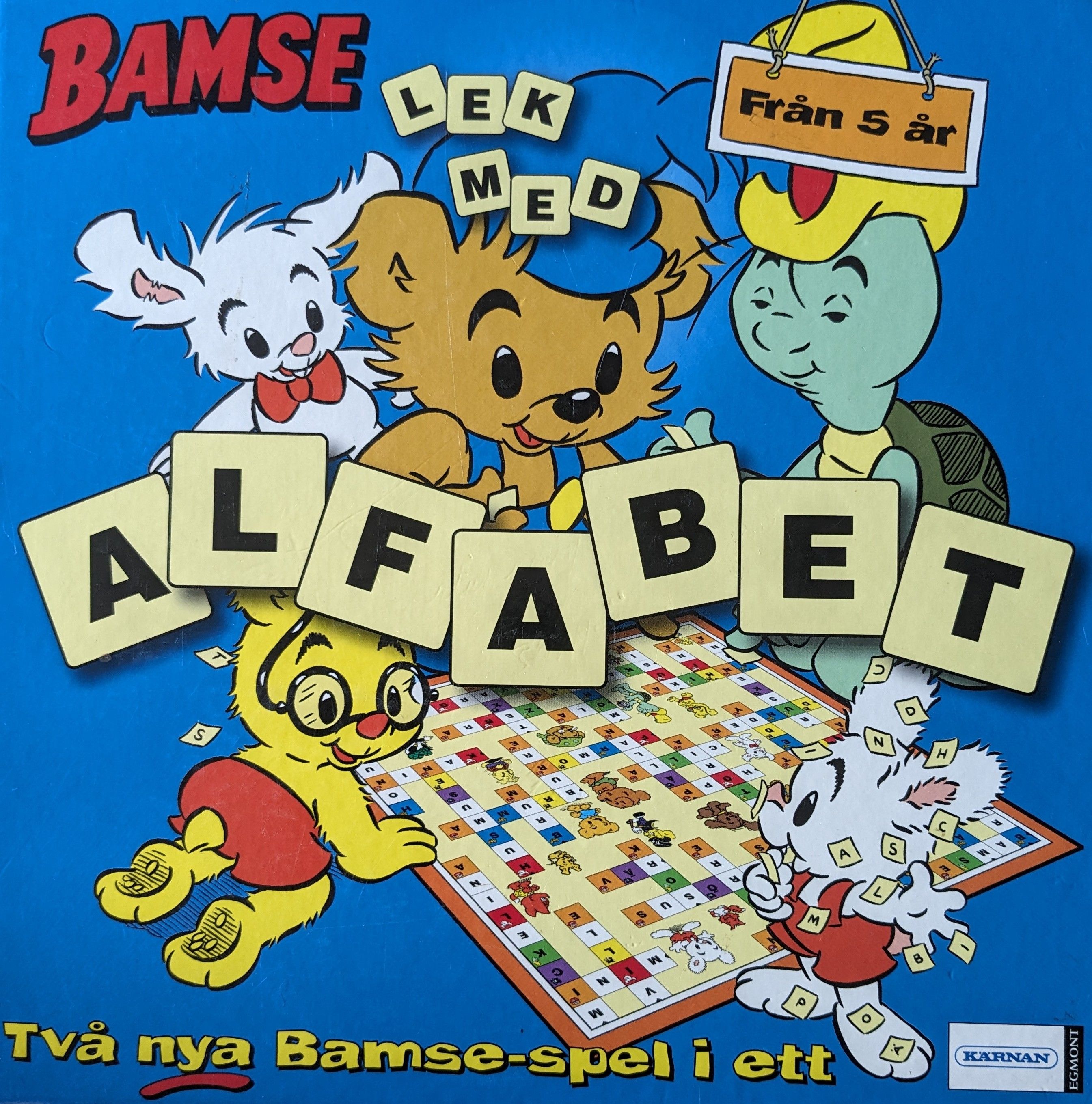 Bamse: Lek med alfabet box art