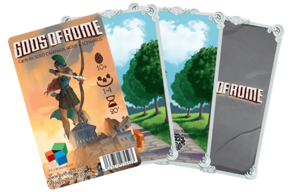 Gods of Rome: Cards for Solo Campaign Mode & Scenarios doboz