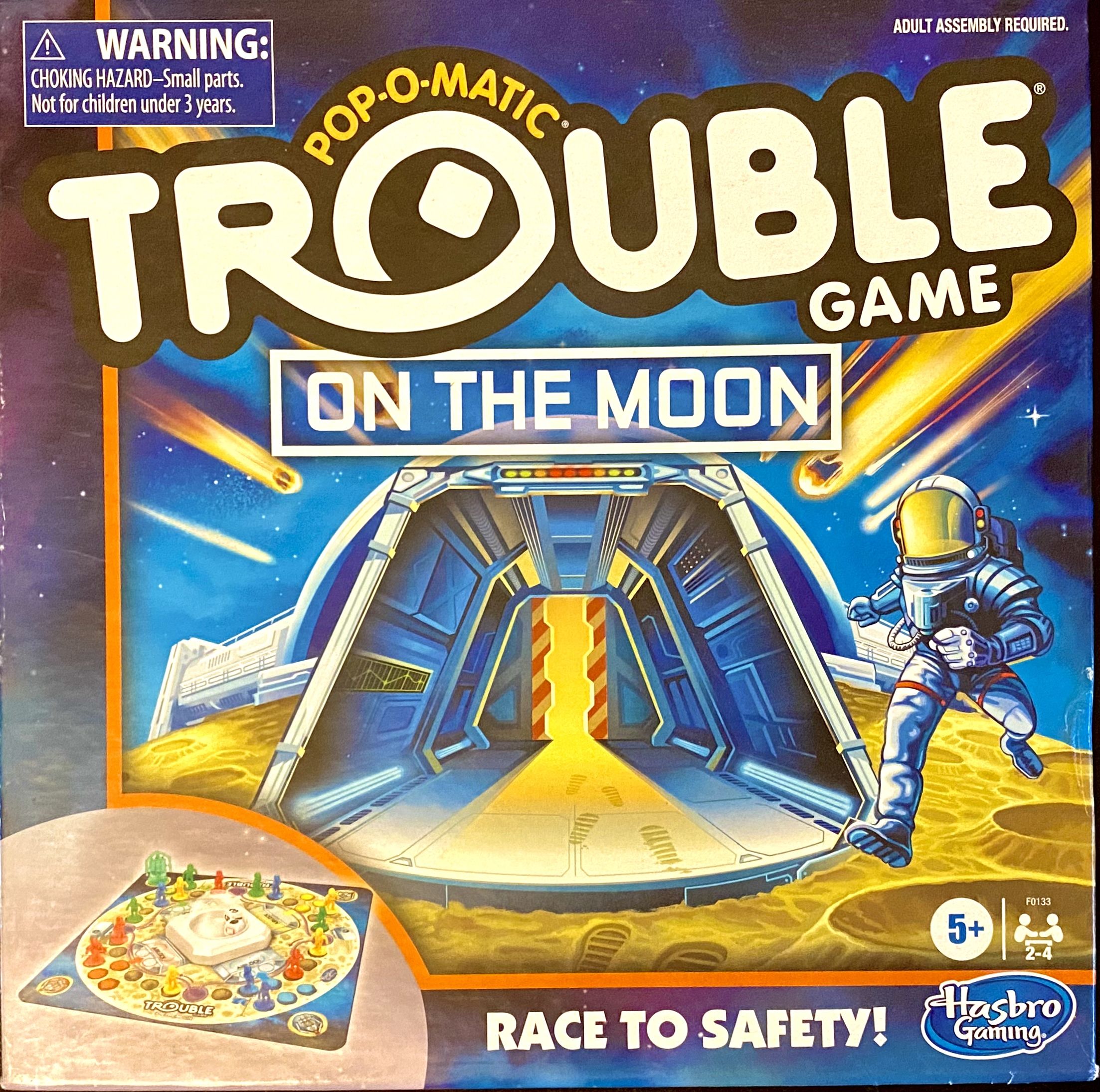 Trouble Game: On the Moon box art