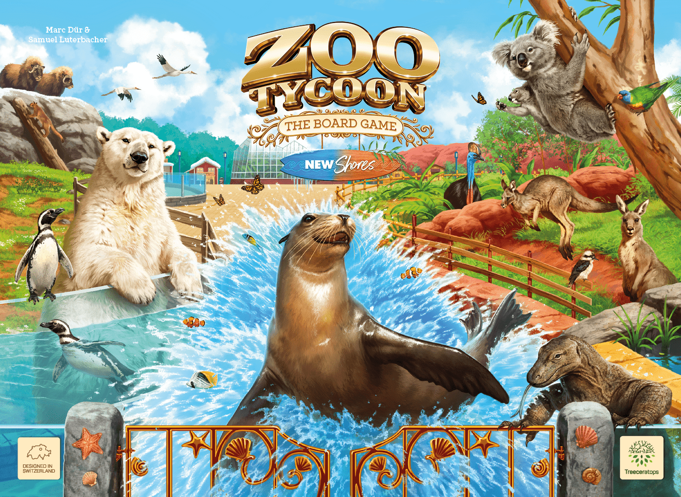 Coperta Zoo Tycoon: The Board Game – New Shores