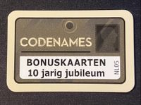 Codenames: 10 jarig Jubileum bonus set 2020 NL