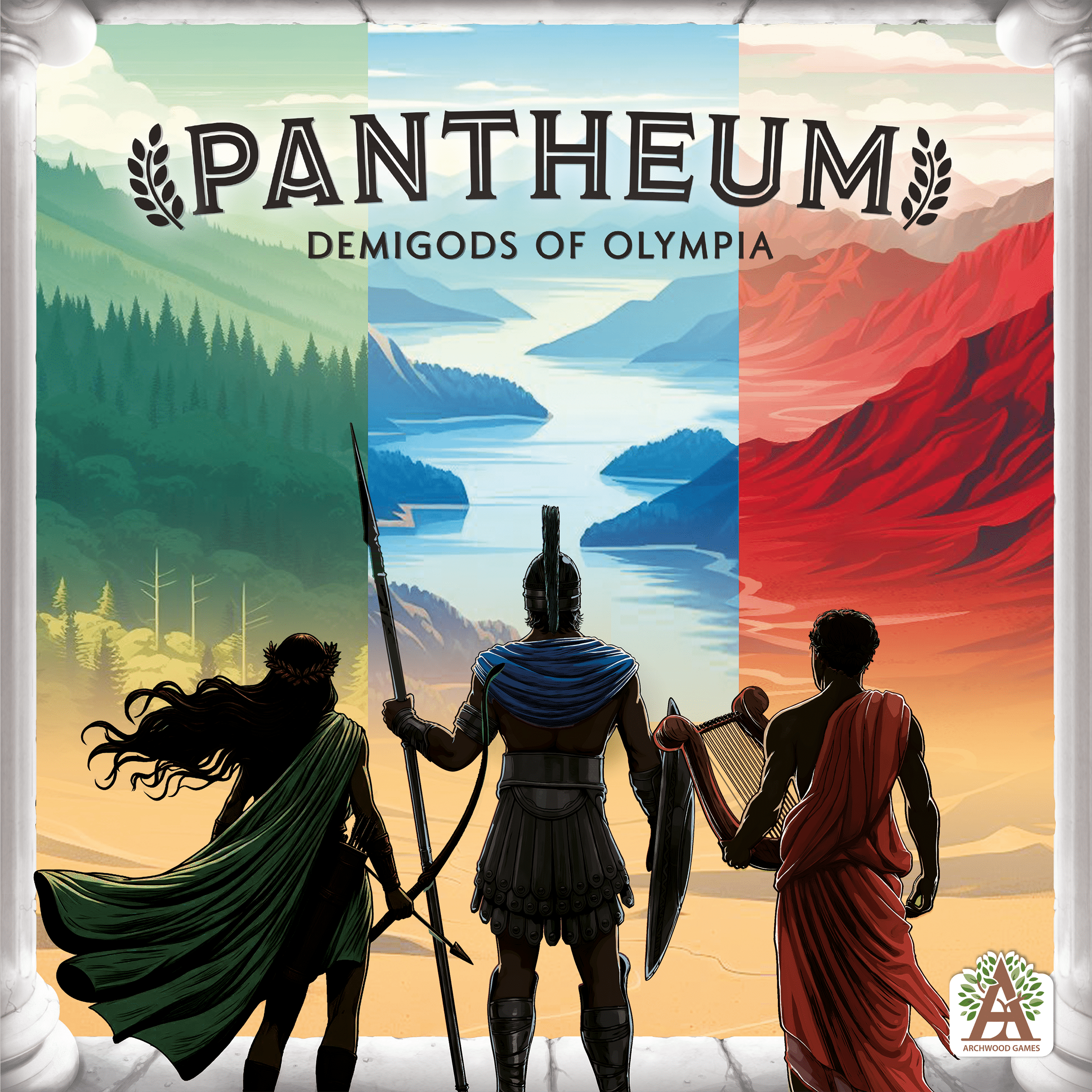 Coperta Pantheum: Demigods of Olympia