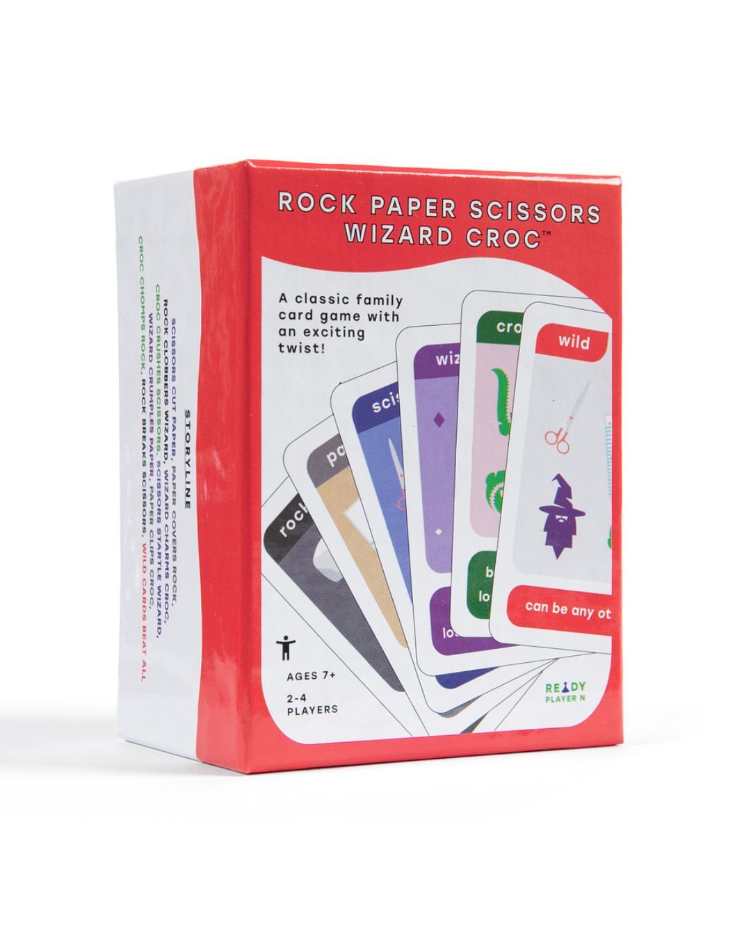 Rock Paper Scissors Wizard Croc doboz