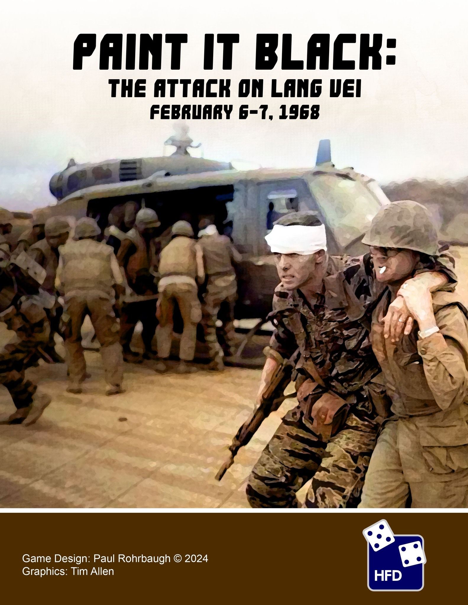 Paint it Black: The Attack on Lang Vei February 6-7, 1968 box art