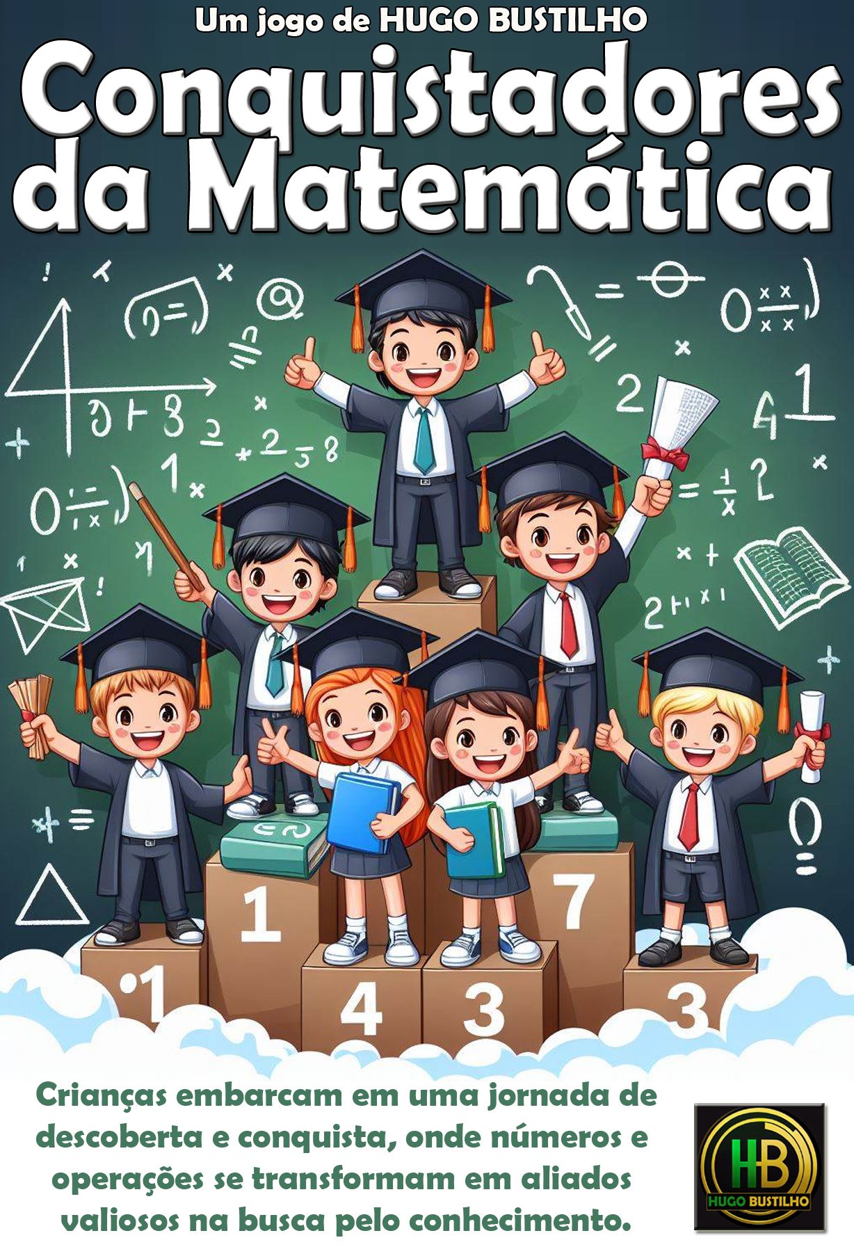 Conquistadores da Matemática box art
