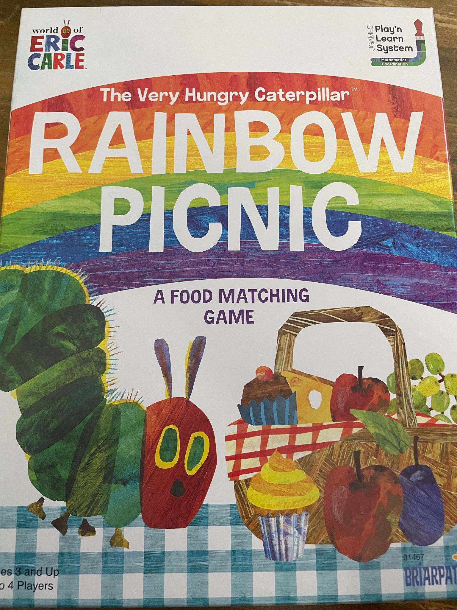 Coperta The Very Hungry Caterpillar Rainbow Picnic