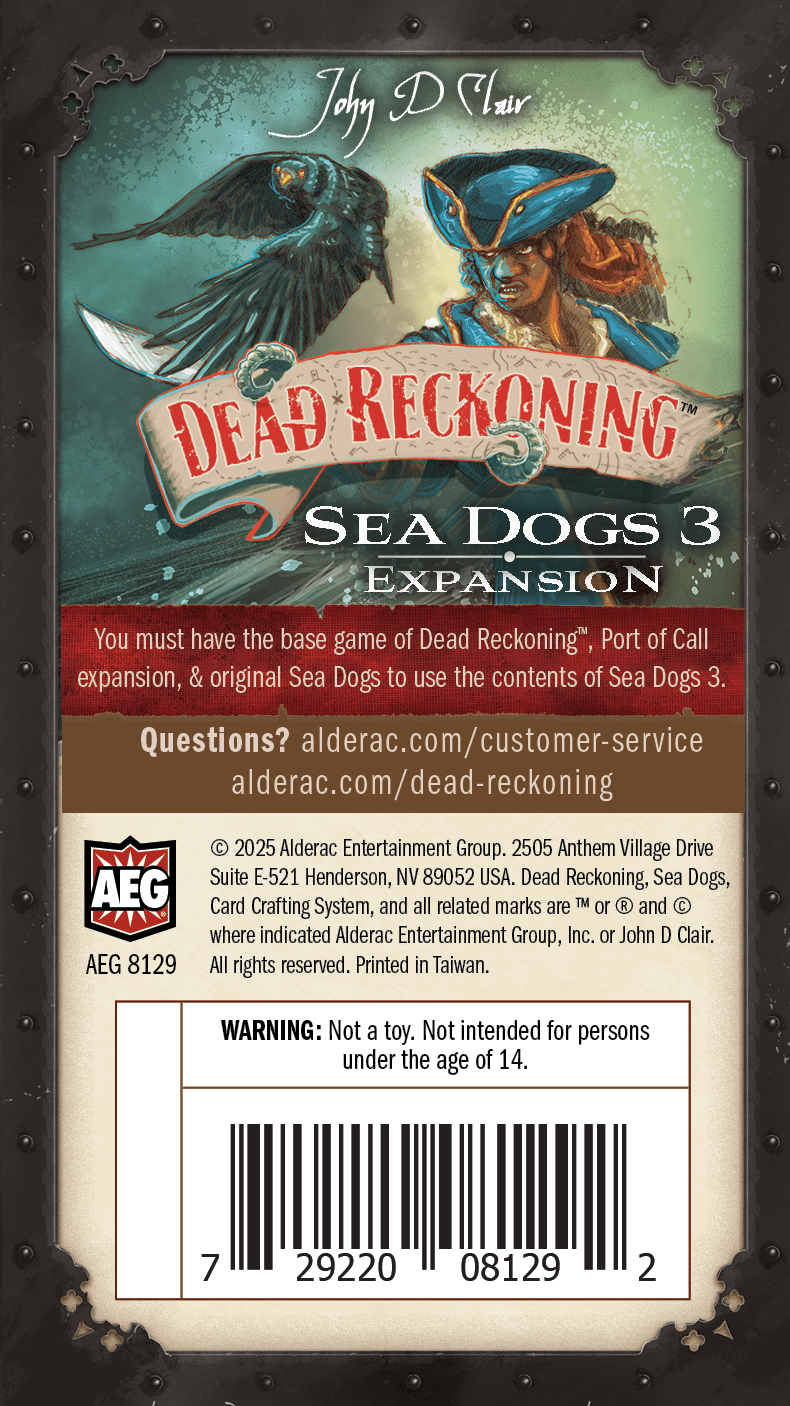 Dead Reckoning: Sea Dogs Expansion 3 box art