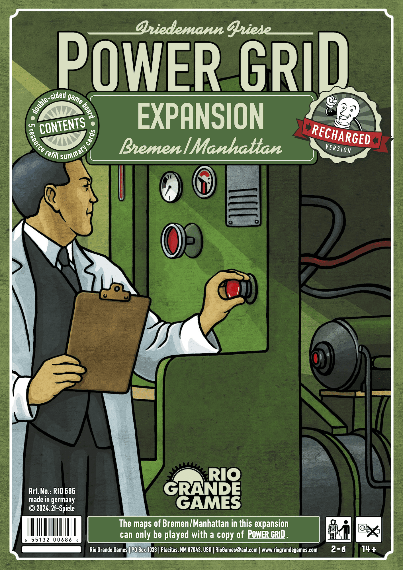 Power Grid: Bremen/Manhattan doboz