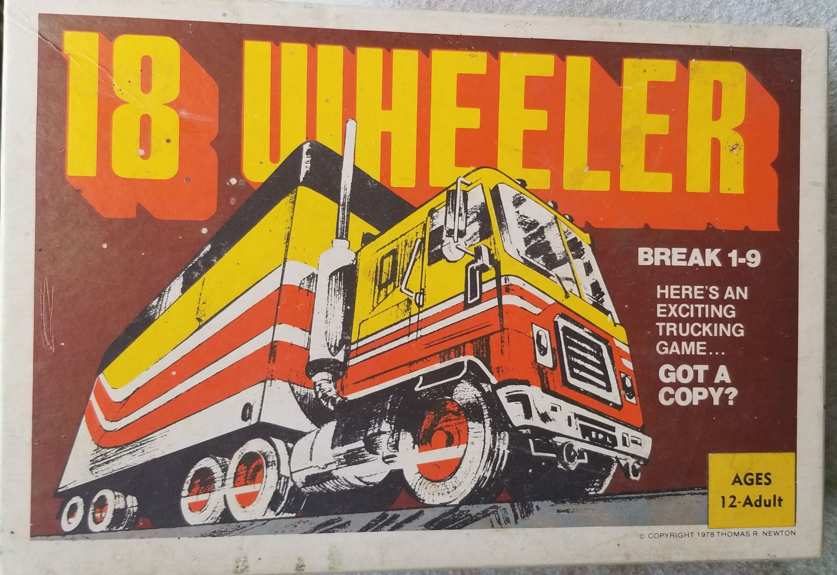 18 Wheeler box art
