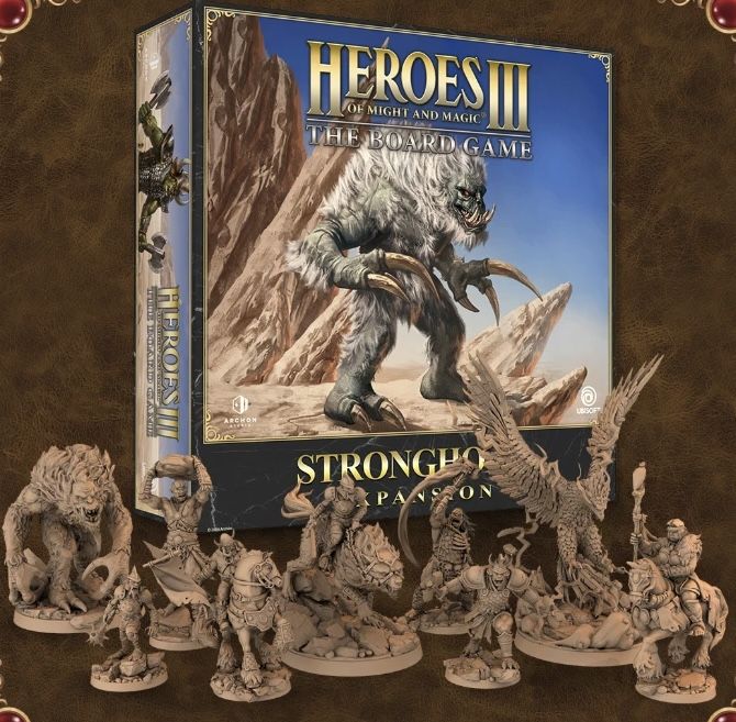 Heroes of Might and Magic III: The Board Game – Stronghold Expansion box art