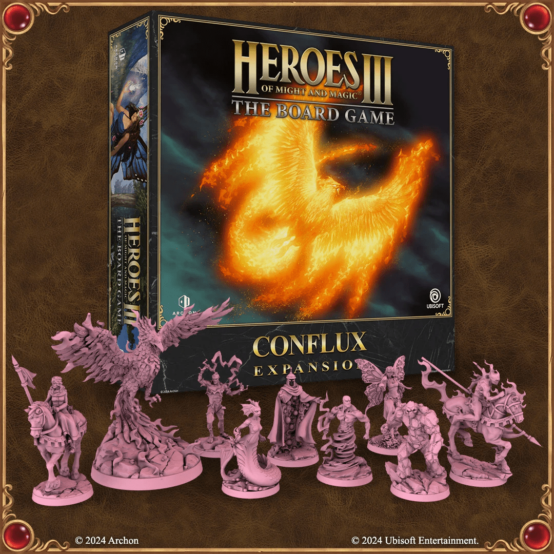 Heroes of Might and Magic III: The Board Game – Conflux Expansion box art