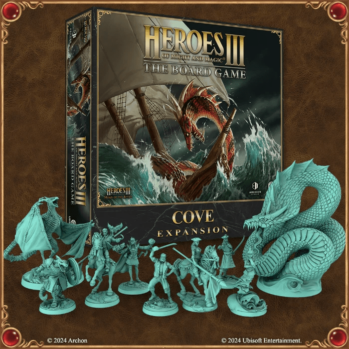 Heroes of Might and Magic III: The Board Game – Cove Expansion box art