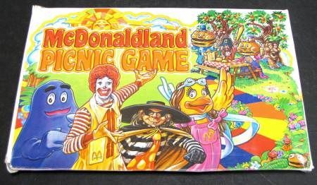 McDonaldland Picnic Game doboz