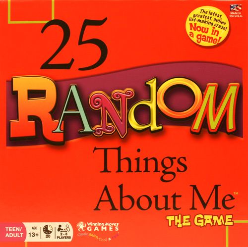 25 Random Things About Me box art