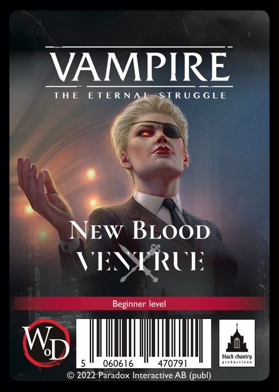 Coperta Vampire: The Eternal Struggle Fifth Edition – New Blood: Ventrue