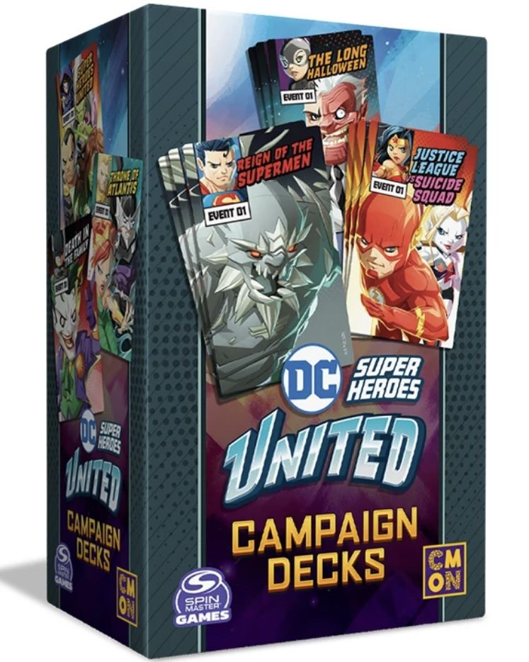 DC Super Heroes United: Campaign Decks (Gamefound Edition) box art