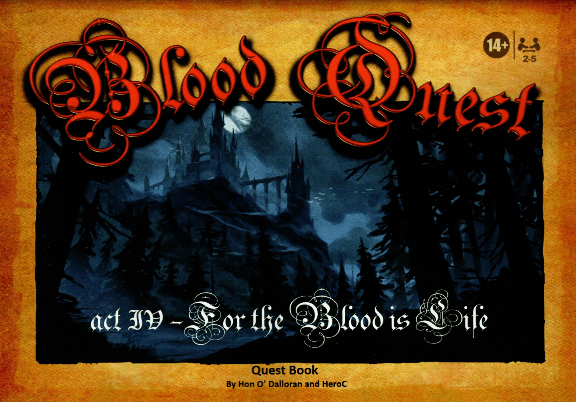 Blood Quest: For the Blood is Life box art