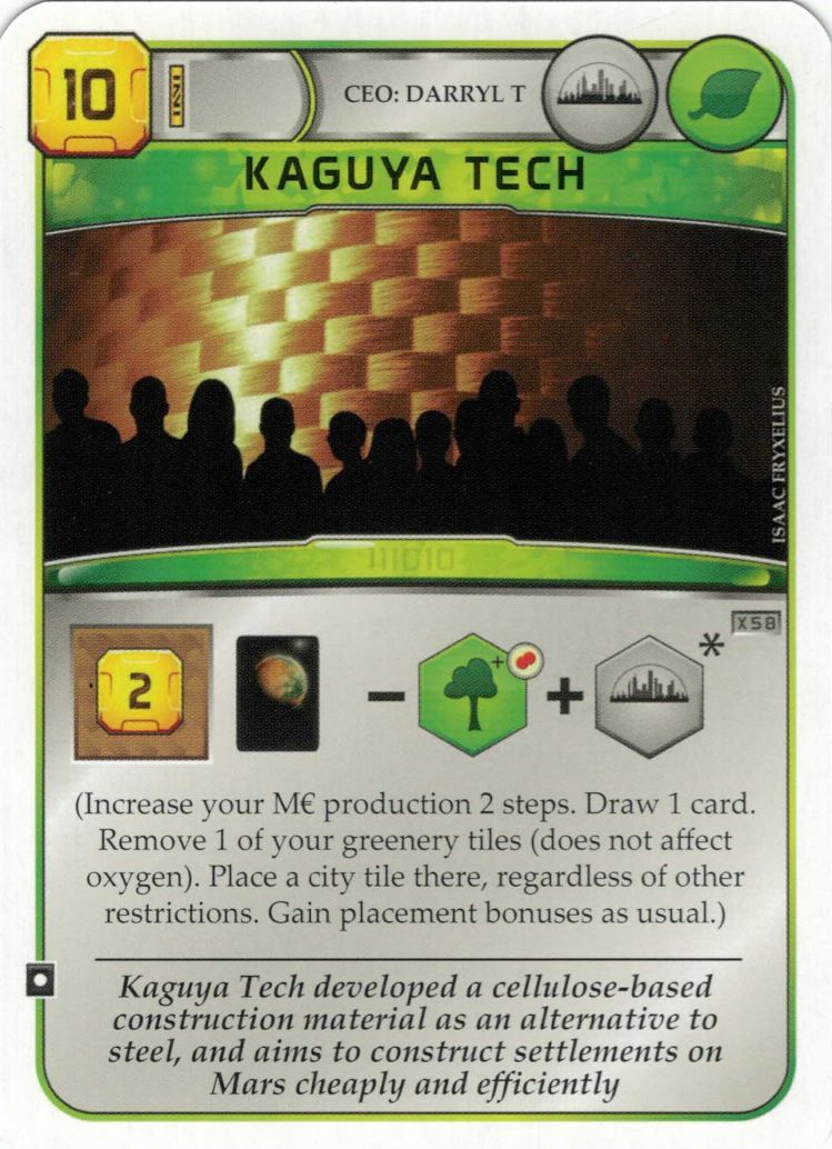 Terraforming Mars: Kaguya Tech Promo Card box art