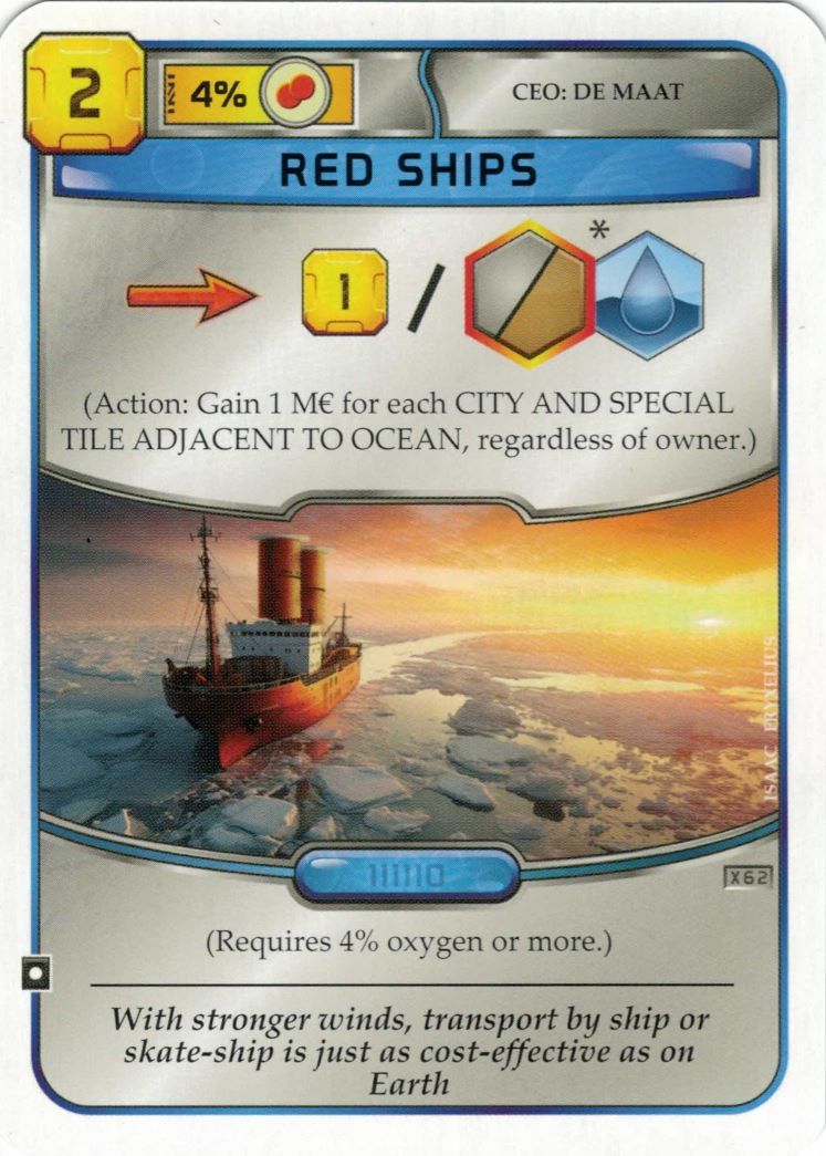Terraforming Mars: Red Ships Promo Card box art