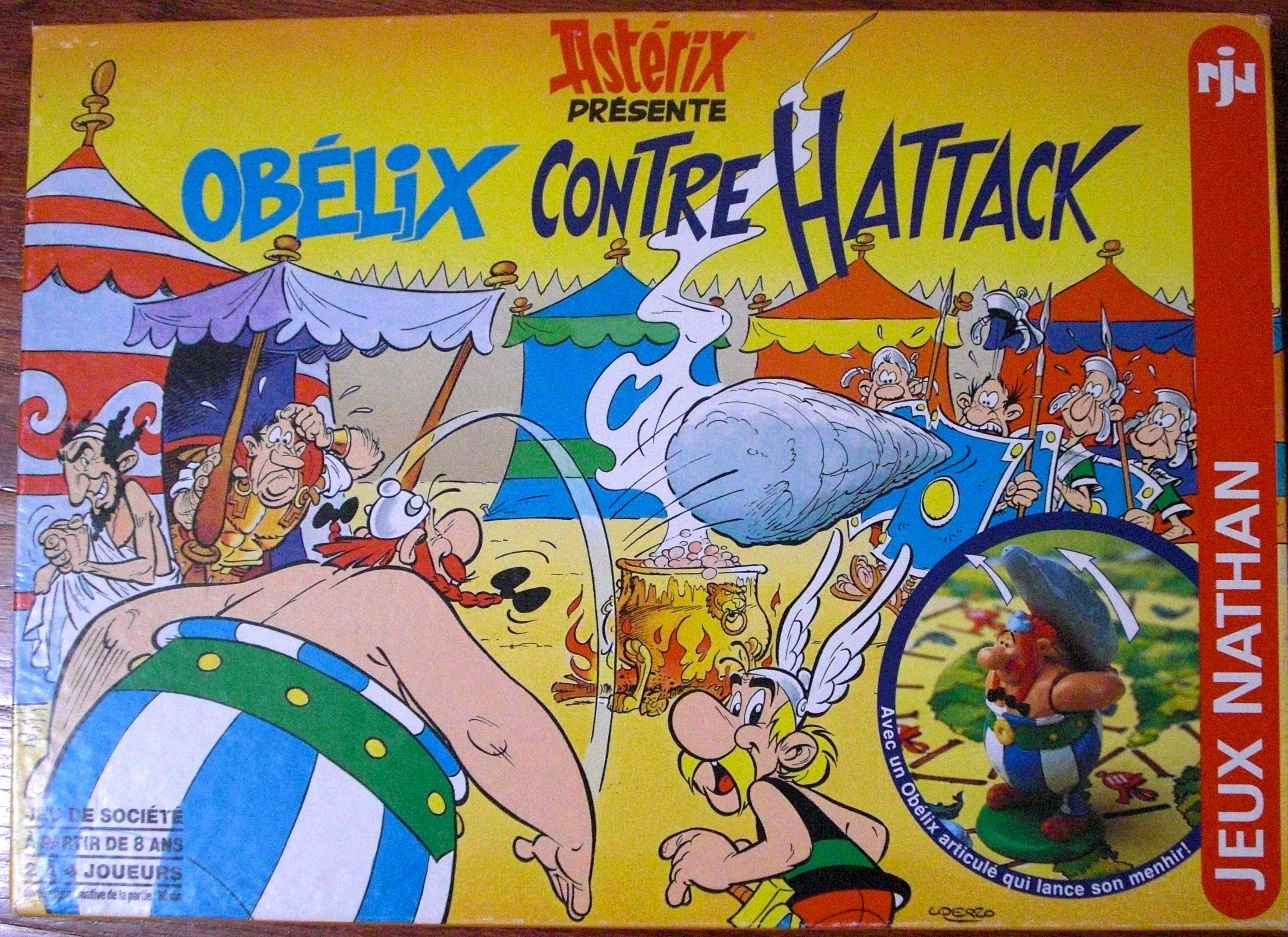 Astérix présente Obélix contre Hattack box art