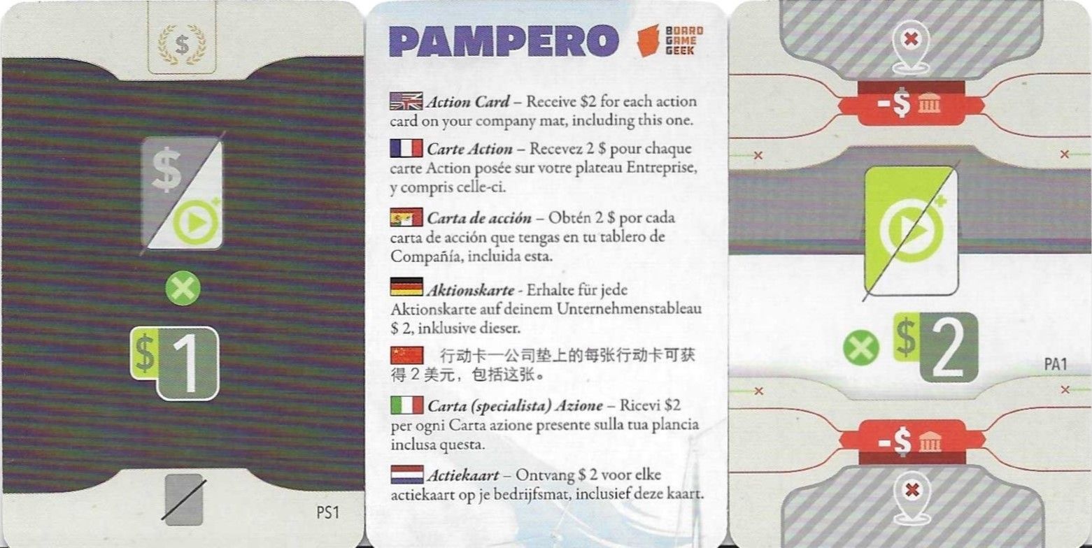Pampero: Promo Action Card and Scoring Card box art