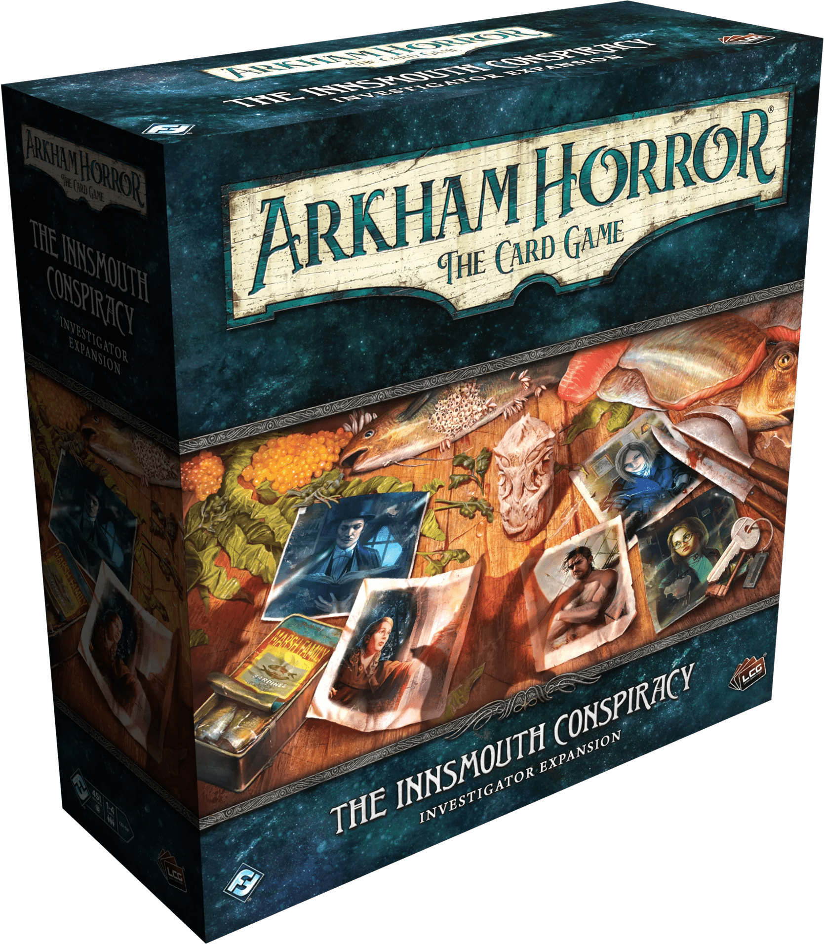 Arkham Horror: The Card Game – The Innsmouth Conspiracy: Investigator Expansion box art