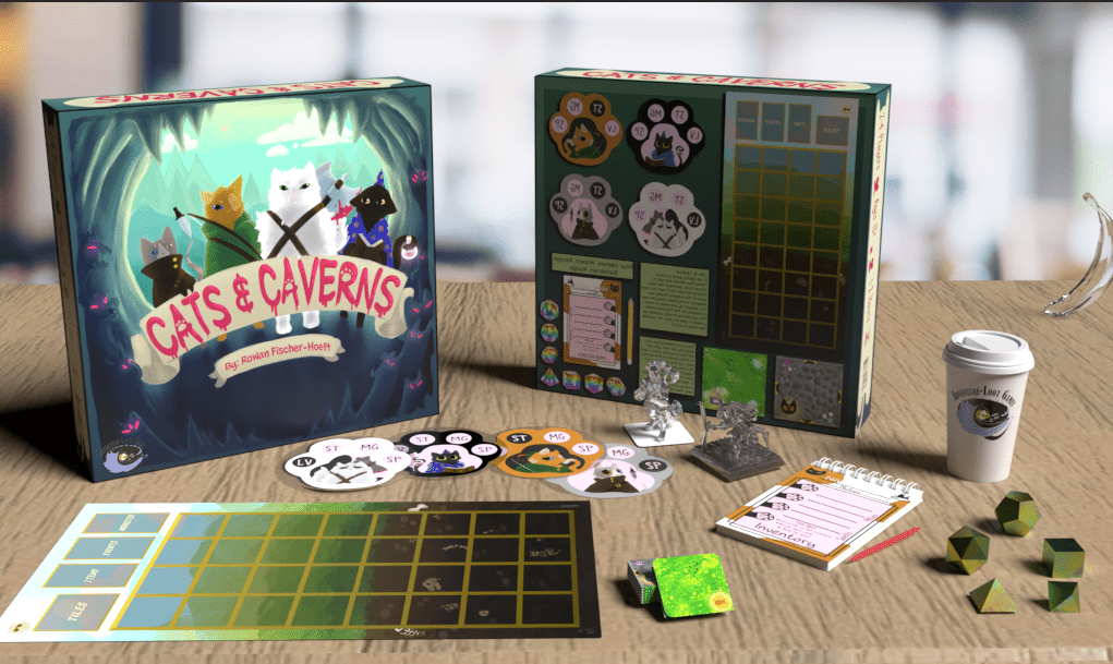 Coperta Cats and Caverns