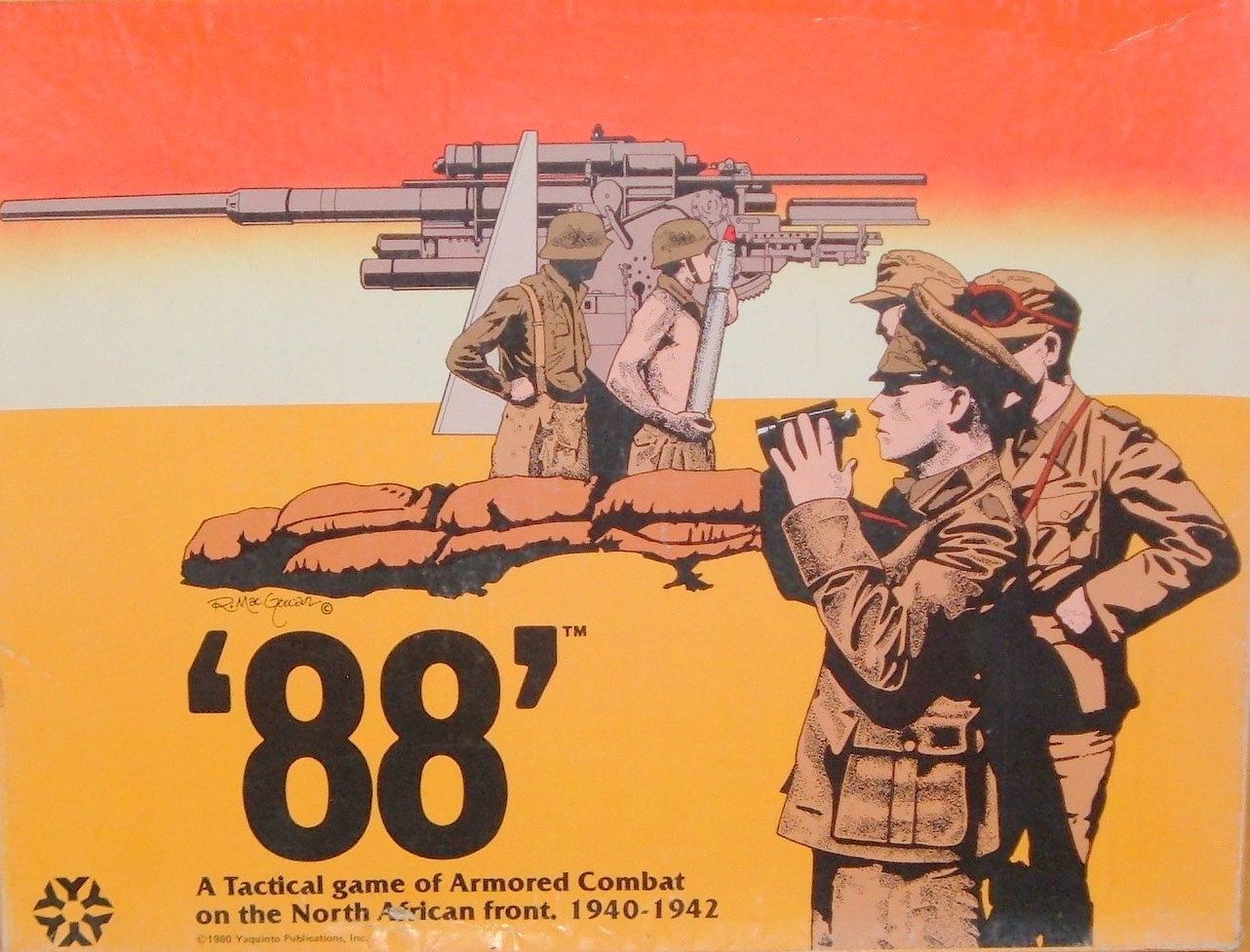88: A Tactical Game of Armored Combat on the North African Front, 1940-1942 box art