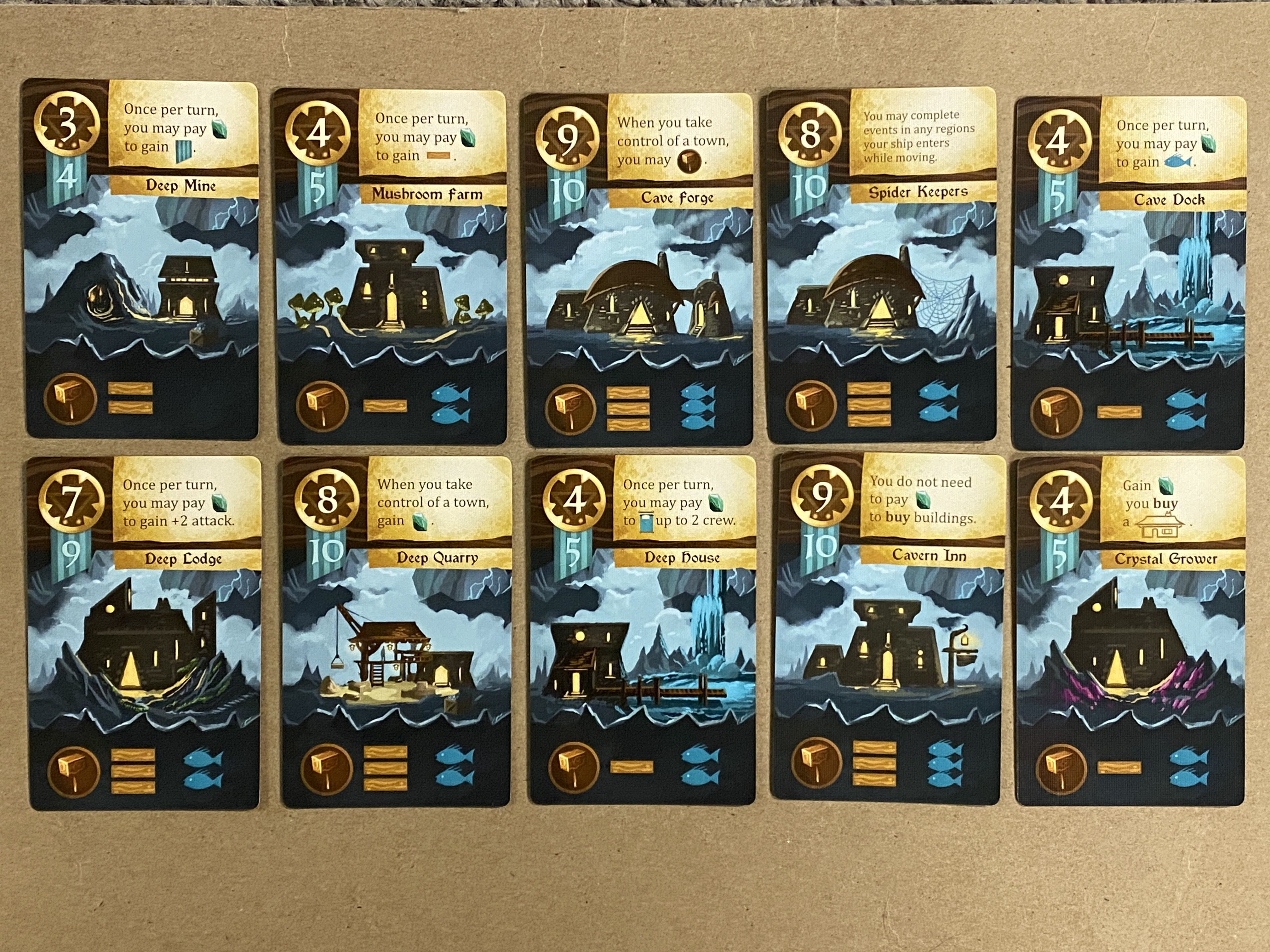 Islebound: Emerald Edition – Underground Buildings Promo Cards box art