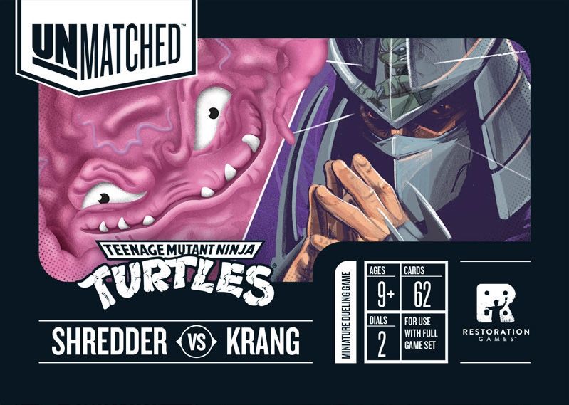 Unmatched Adventures: Teenage Mutant Ninja Turtles – Shredder and Krang doboz