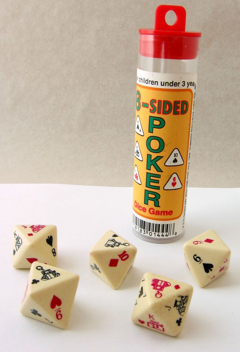 8-Sided Poker Dice Game box art