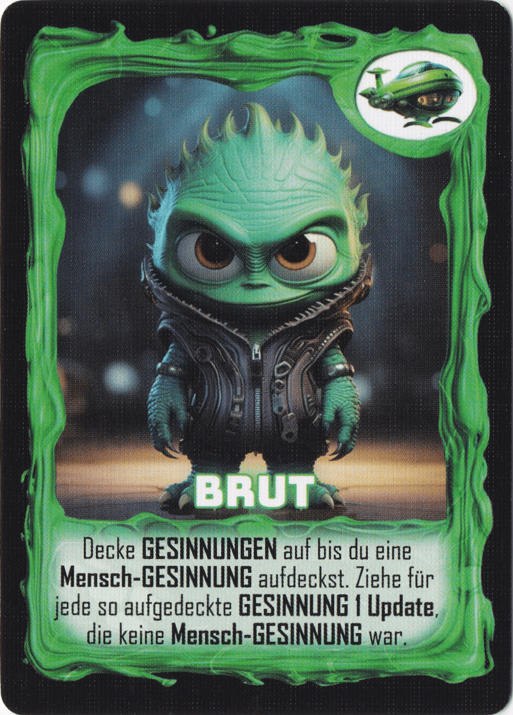Coperta Galactic Heroes: Brut Promo Card