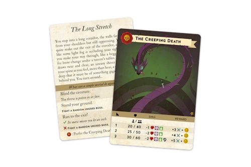 Mini Rogue: The Creeping Death & The Long Stretch Promo Cards box art