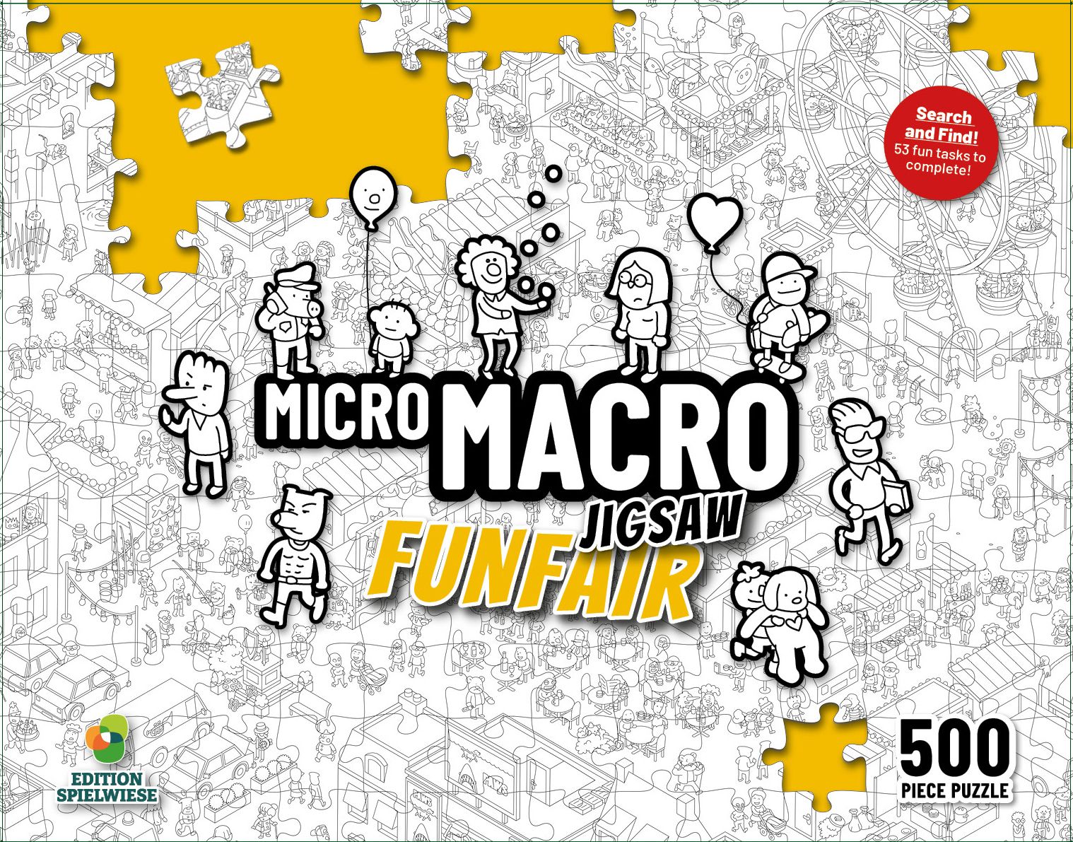 Coperta MicroMacro Jigsaw: Funfair