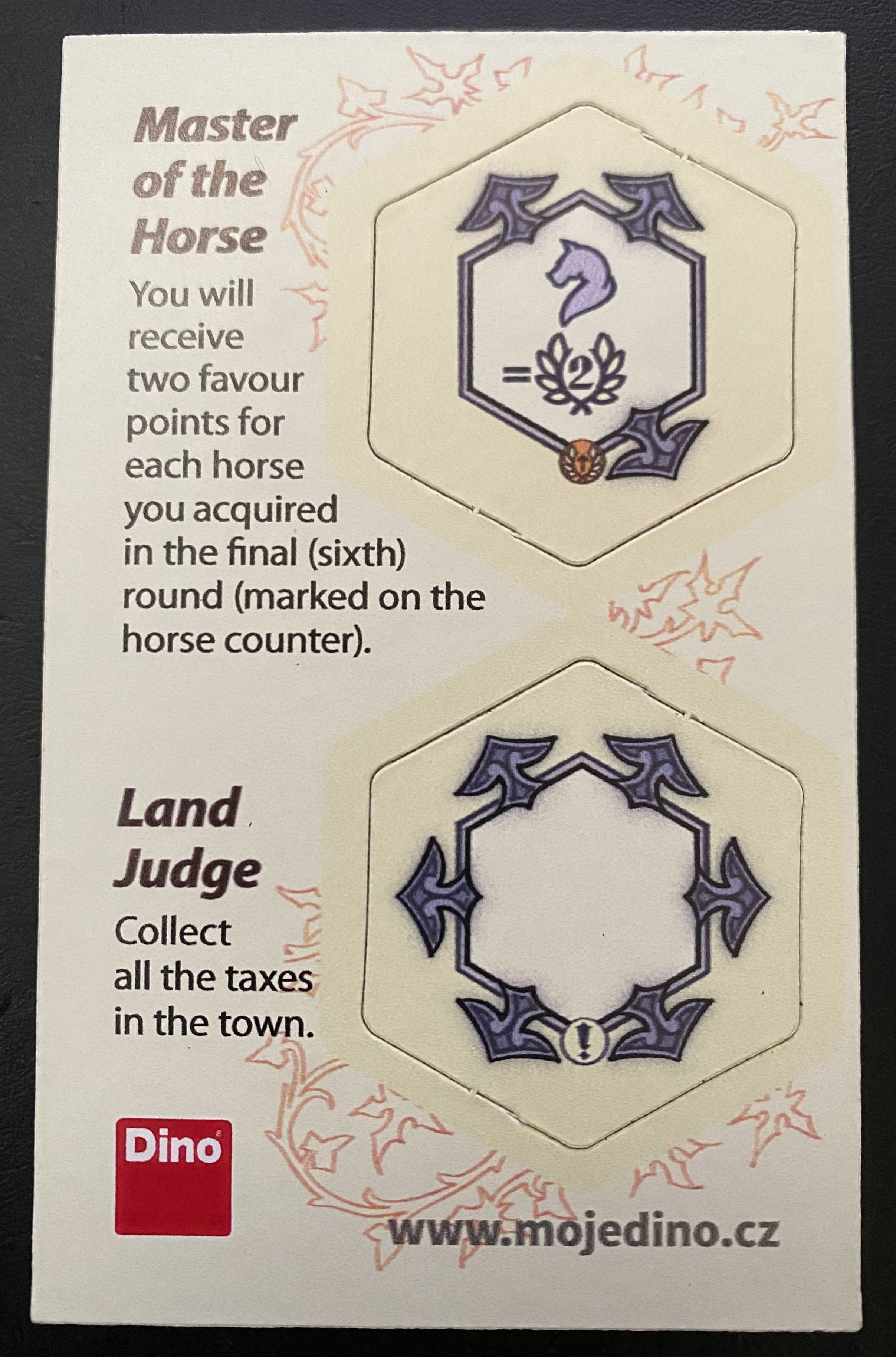 League of Six: Master of Horse & Land Judge Promo box art