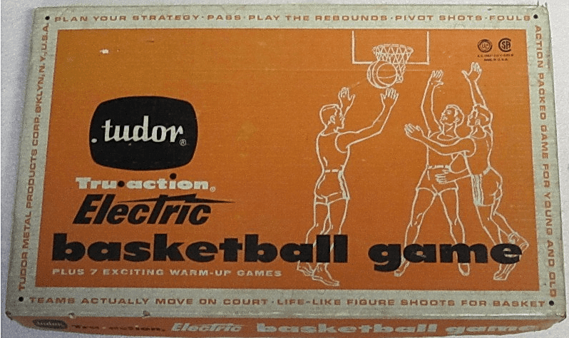 Tudor's Tru-Action Electric Basketball Game box art