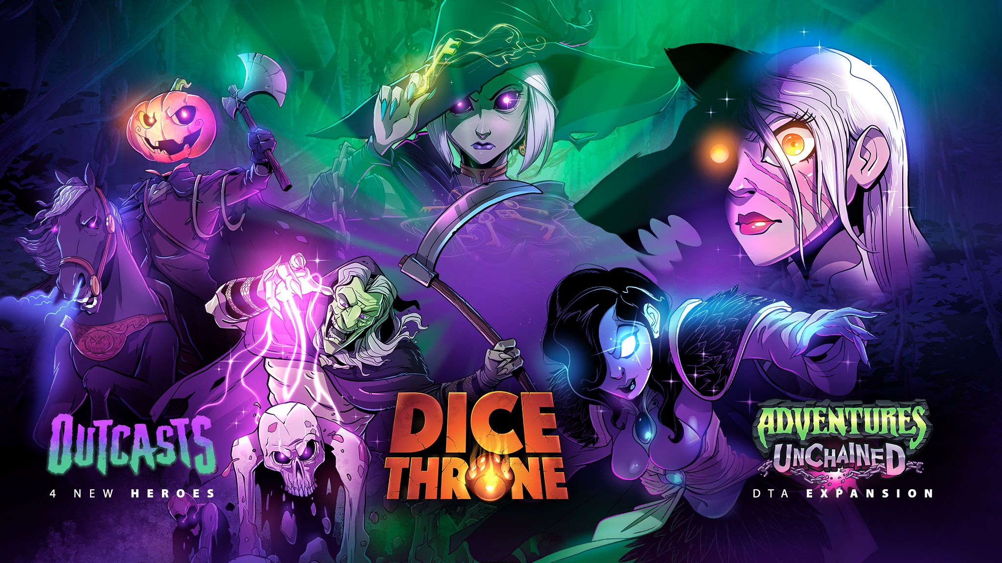 Dice Throne: Outcasts box art