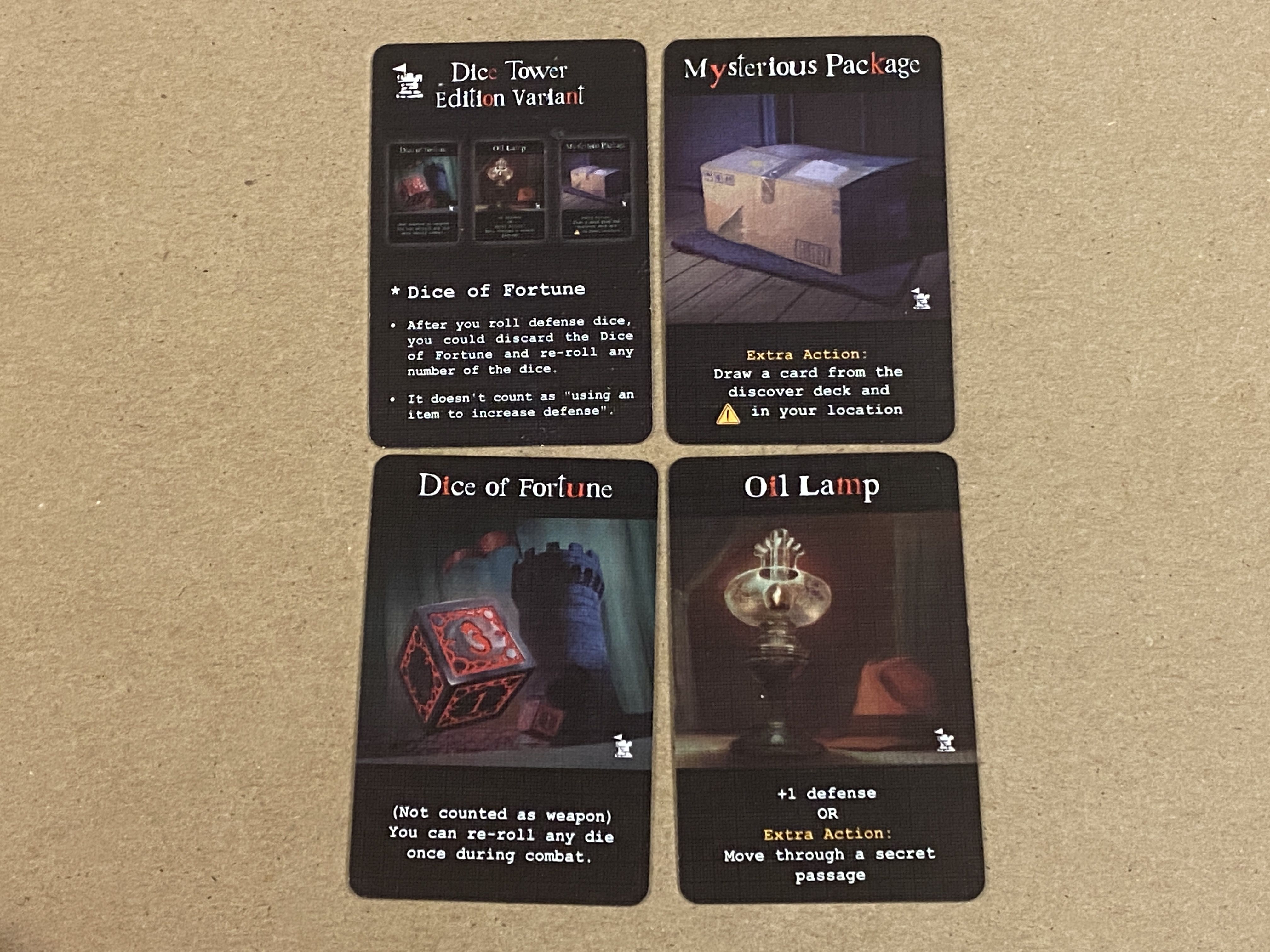 Terrorscape: Dice Tower Edition Variant Search Item Cards box art