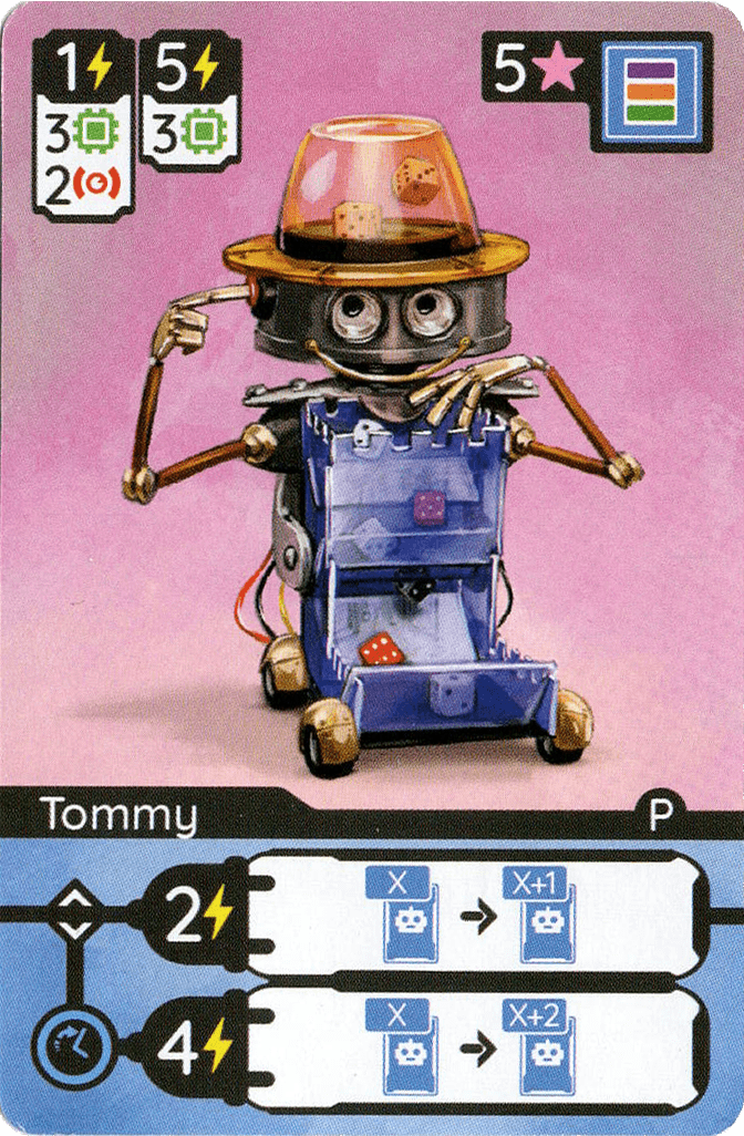 Coperta Raising Robots: Tommy Promo Card