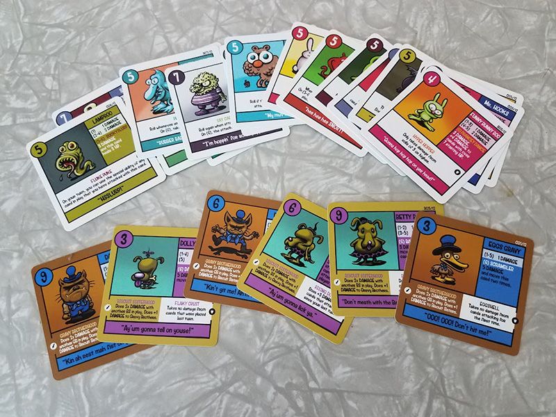 Squirmish: The Card Game of Brawling Beasties V.3.0 Biscuit Sisters Vs. Gravy Brothers Booster Pack doboz