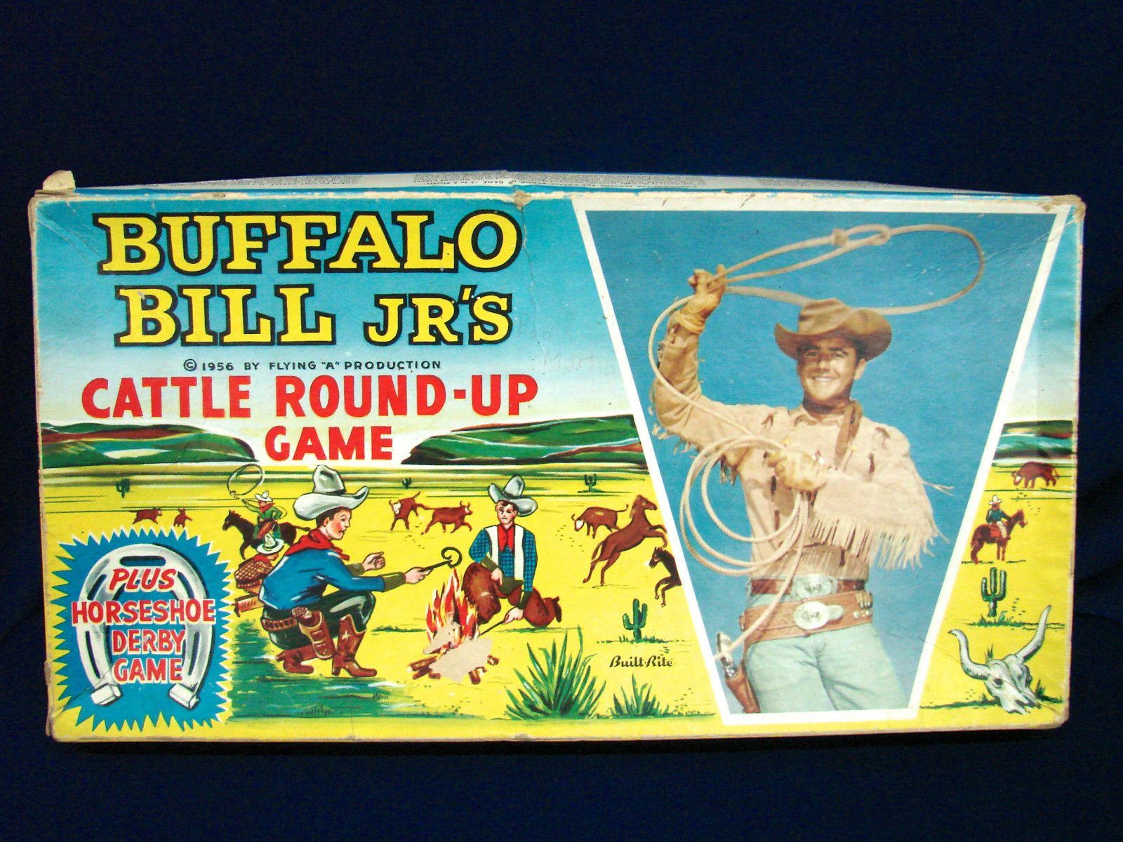 Coperta Buffalo Bill Jr's Cattle Round-up Game