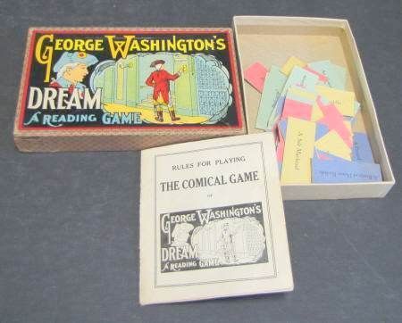 George Washington's Dream A Reading Game box art