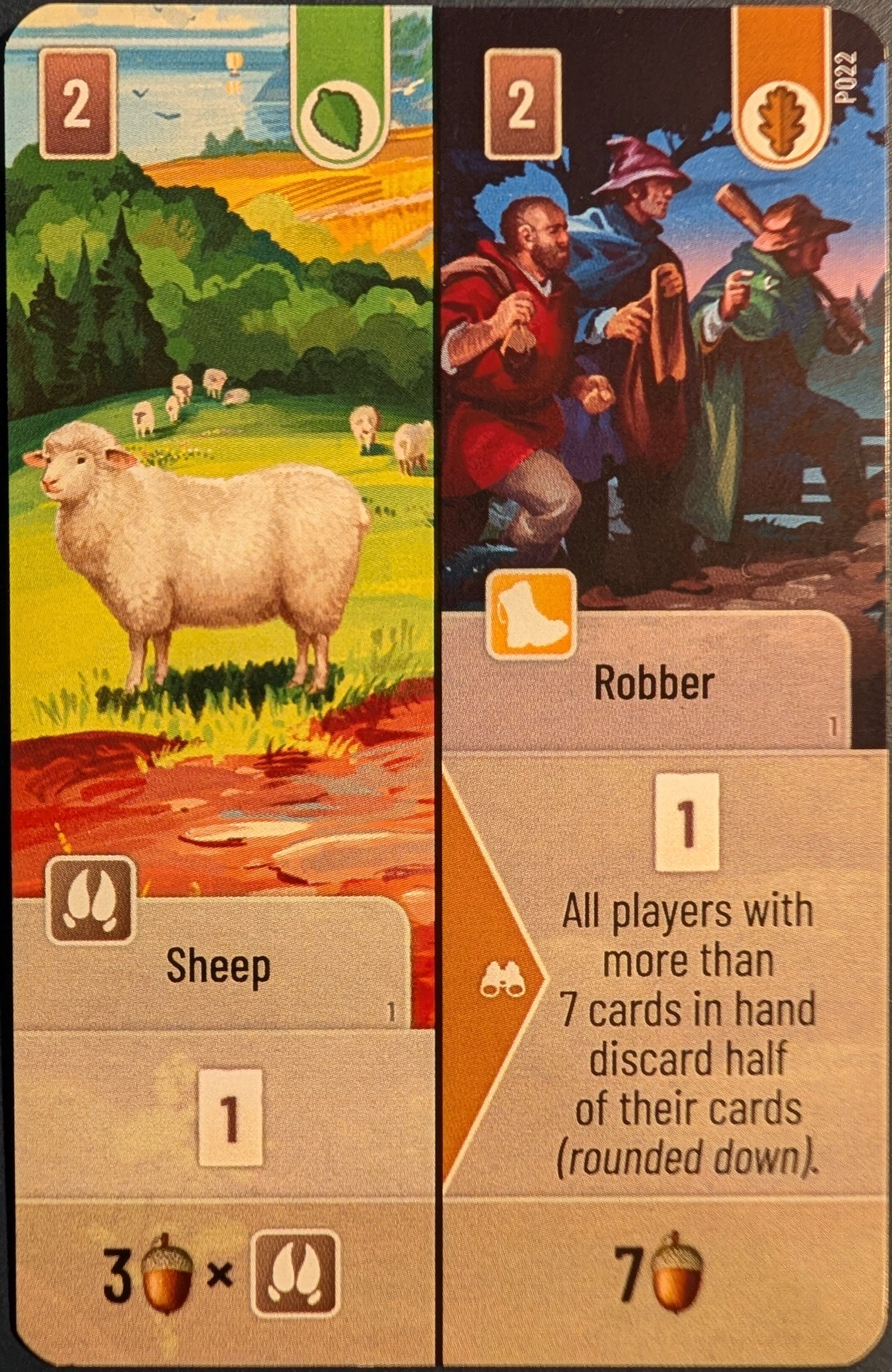 Forest Shuffle: Sheep / Robber Promo Card doboz