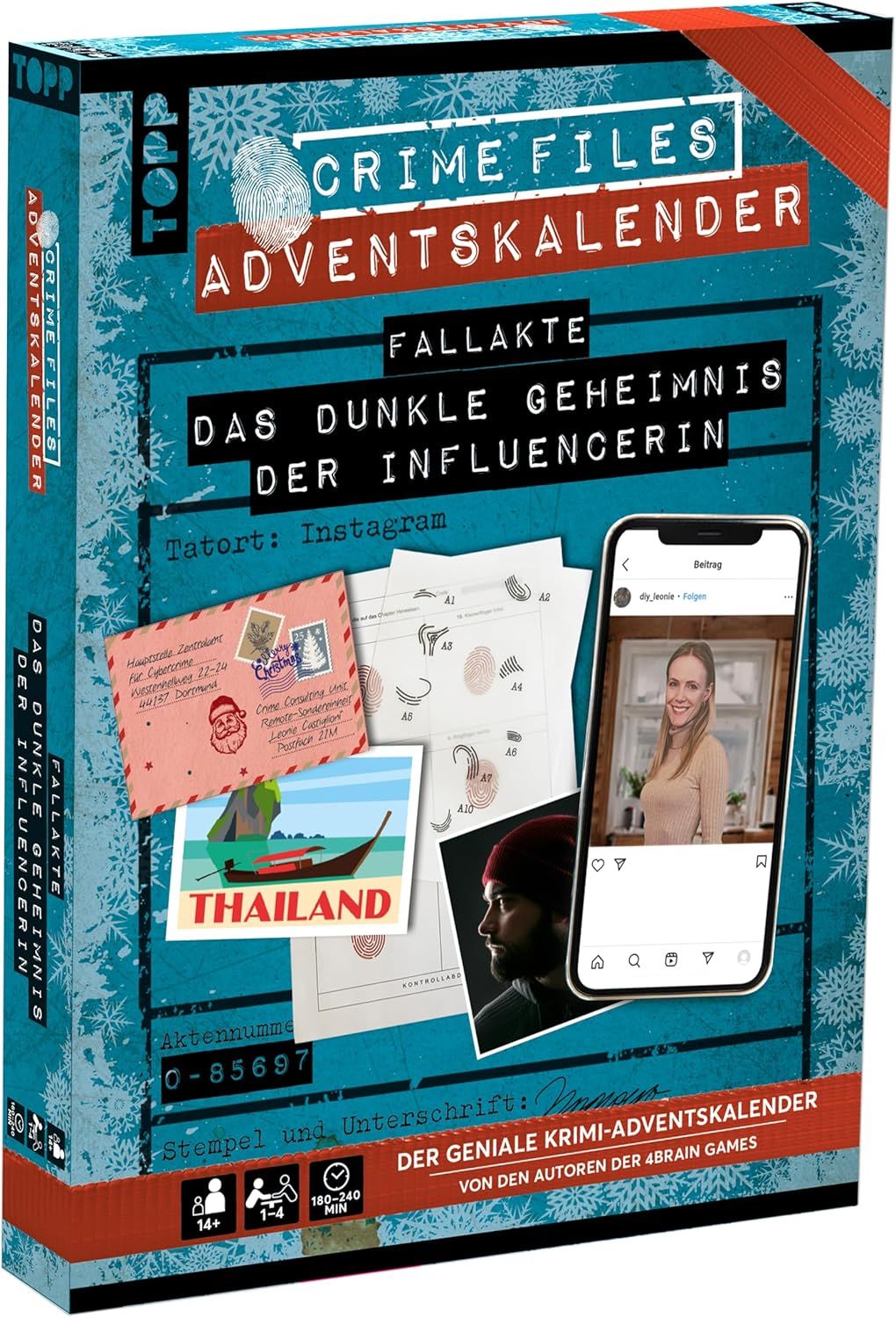 Crime Files Adventskalender: Fallakte – Das dunkle Geheimnis der Influencerin doboz